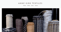 Desktop Screenshot of annekirktextiles.com