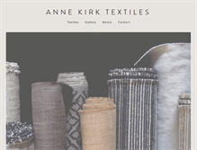 Tablet Screenshot of annekirktextiles.com